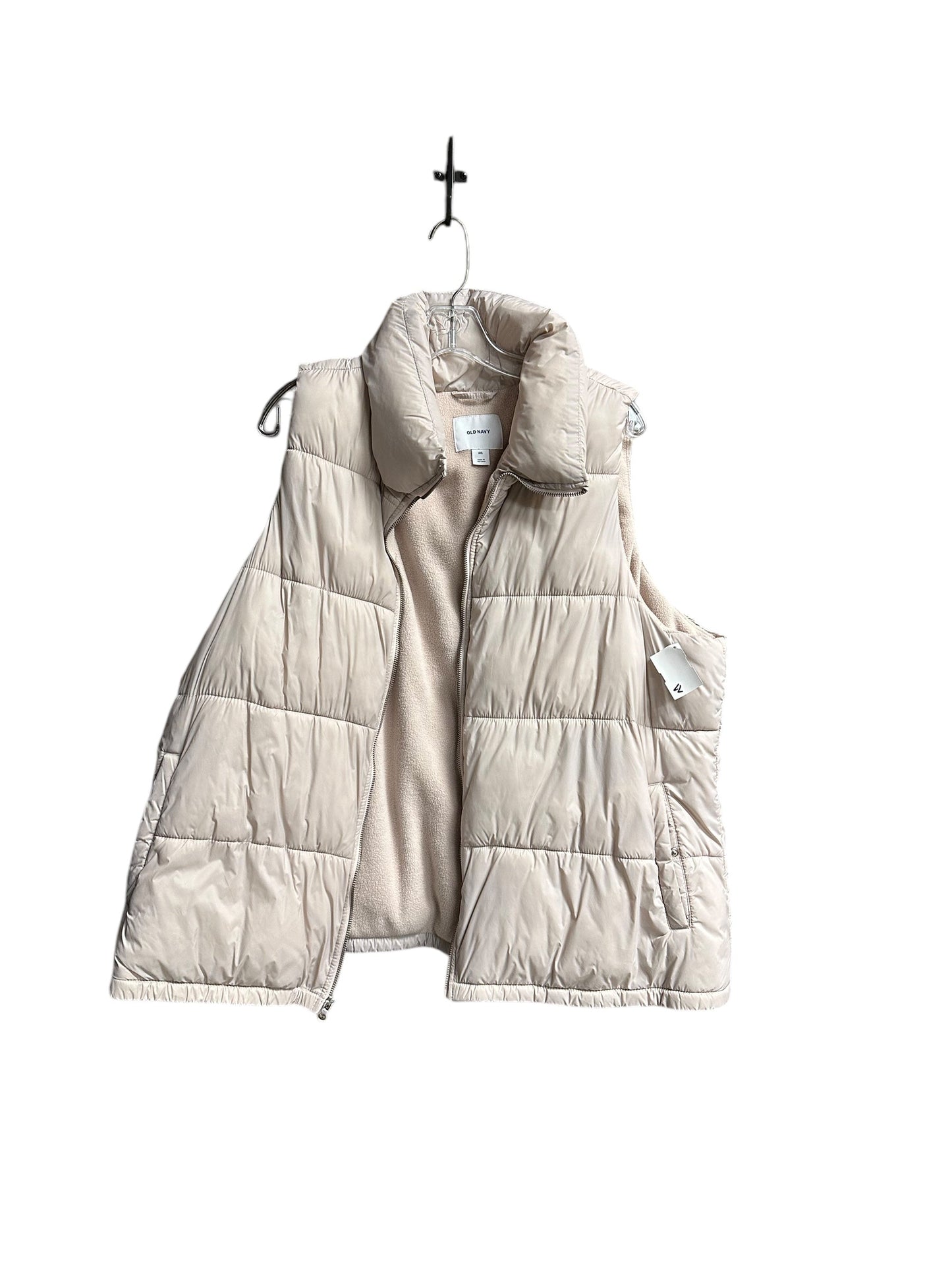 Jacket Puffer & Quilted By Old Navy In Tan, Size: 2x