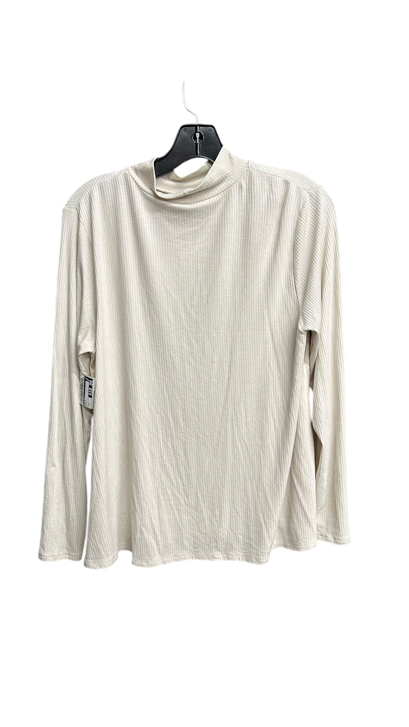 Top Long Sleeve By Old Navy In Beige, Size: S