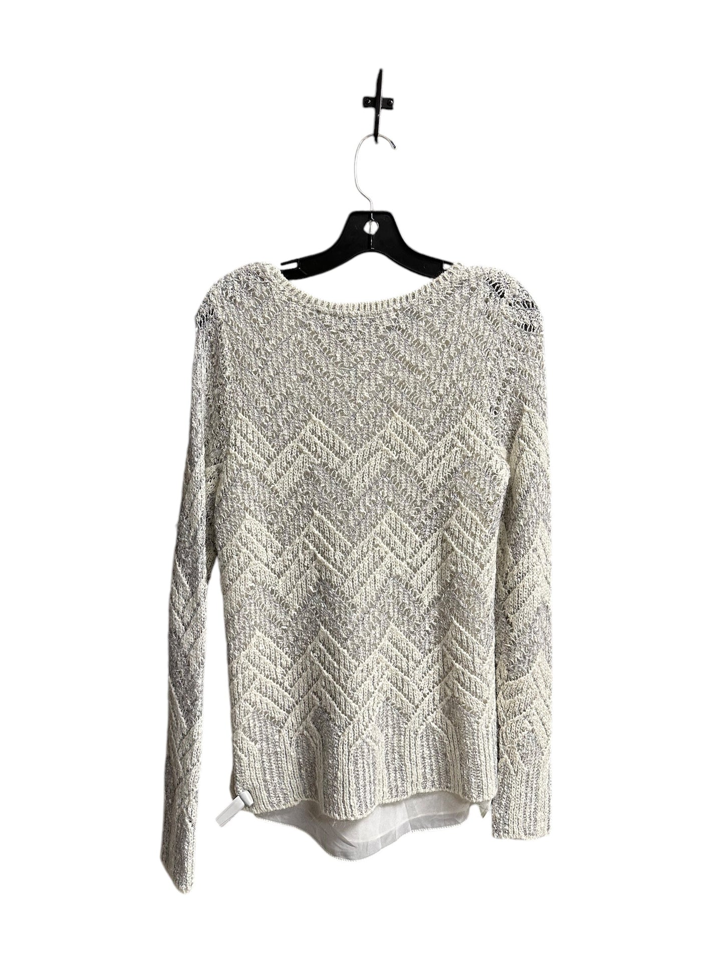 Sweater By Lucky Brand In White, Size: M