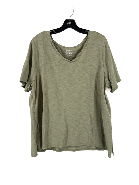 Top Short Sleeve Basic By Chicos  Size: 3