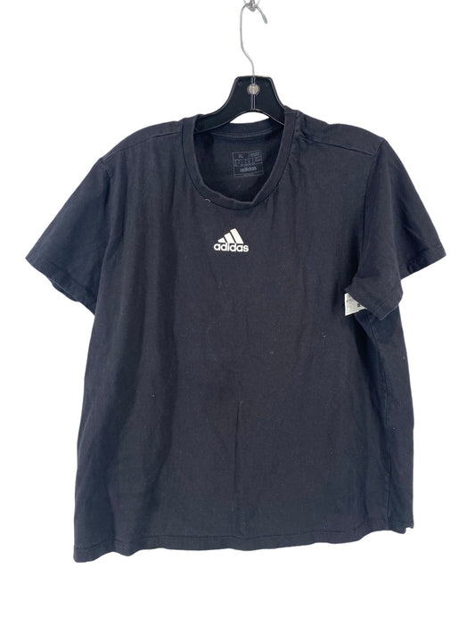 Athletic Top Short Sleeve By Adidas  Size: Xl