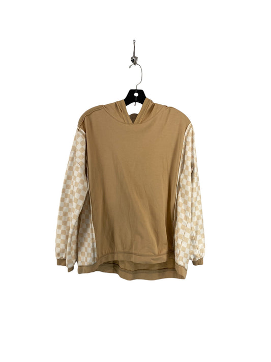 Top 3/4 Sleeve By Cato In Tan, Size: M