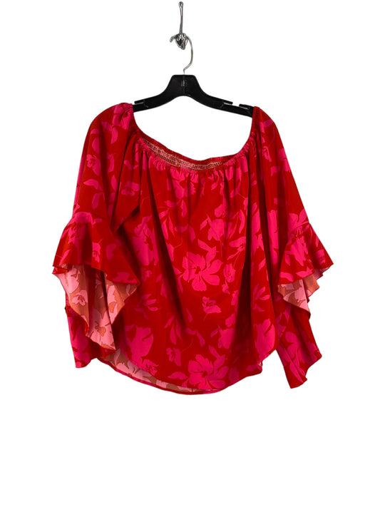 Blouse 3/4 Sleeve By Shein  Size: 1x