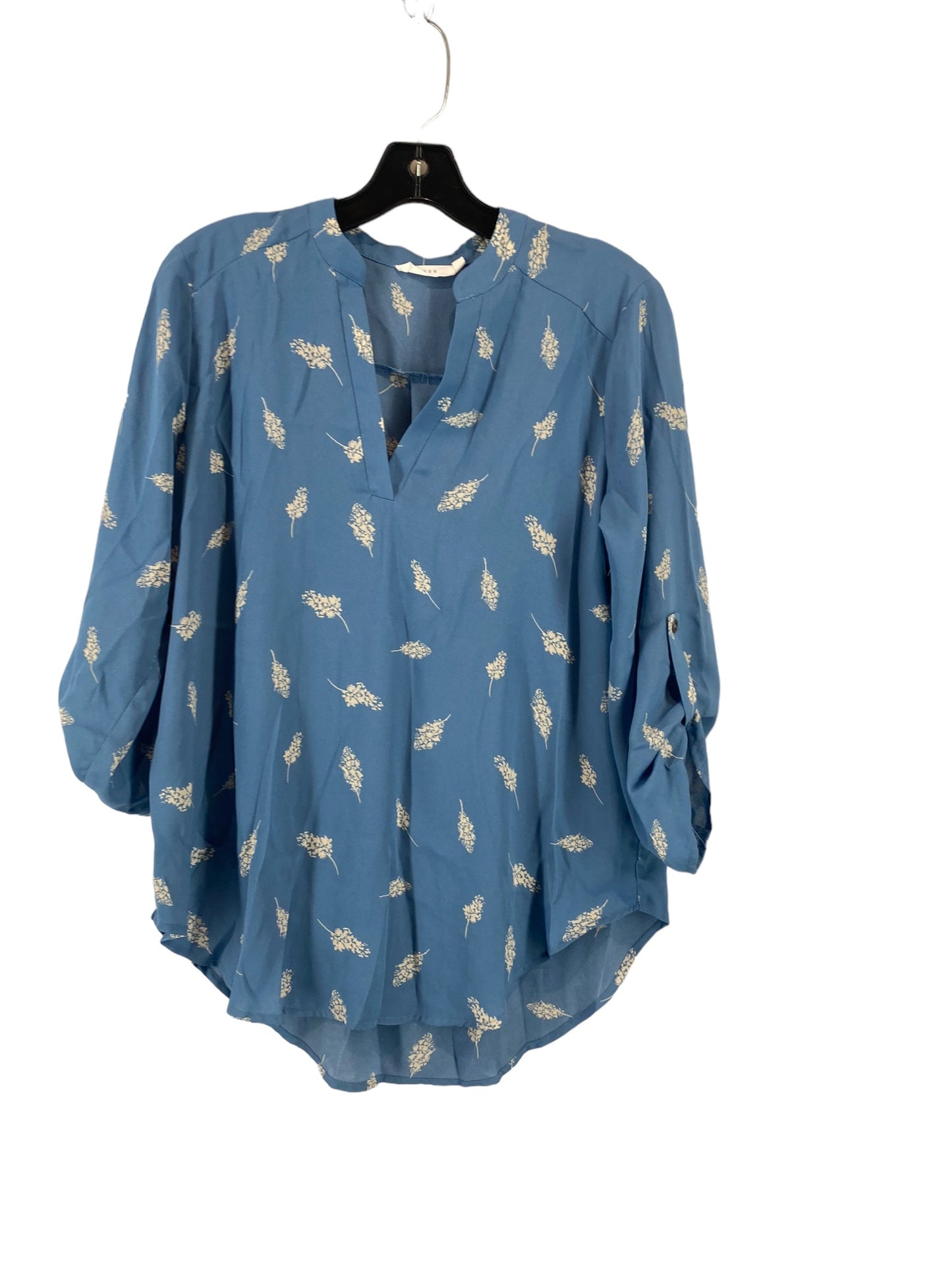 Blue Top 3/4 Sleeve Lush, Size M