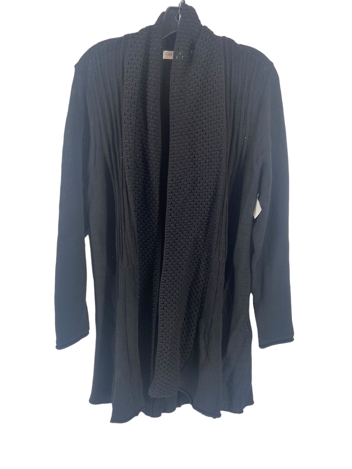 Black Cardigan Kim Rogers, Size 1x