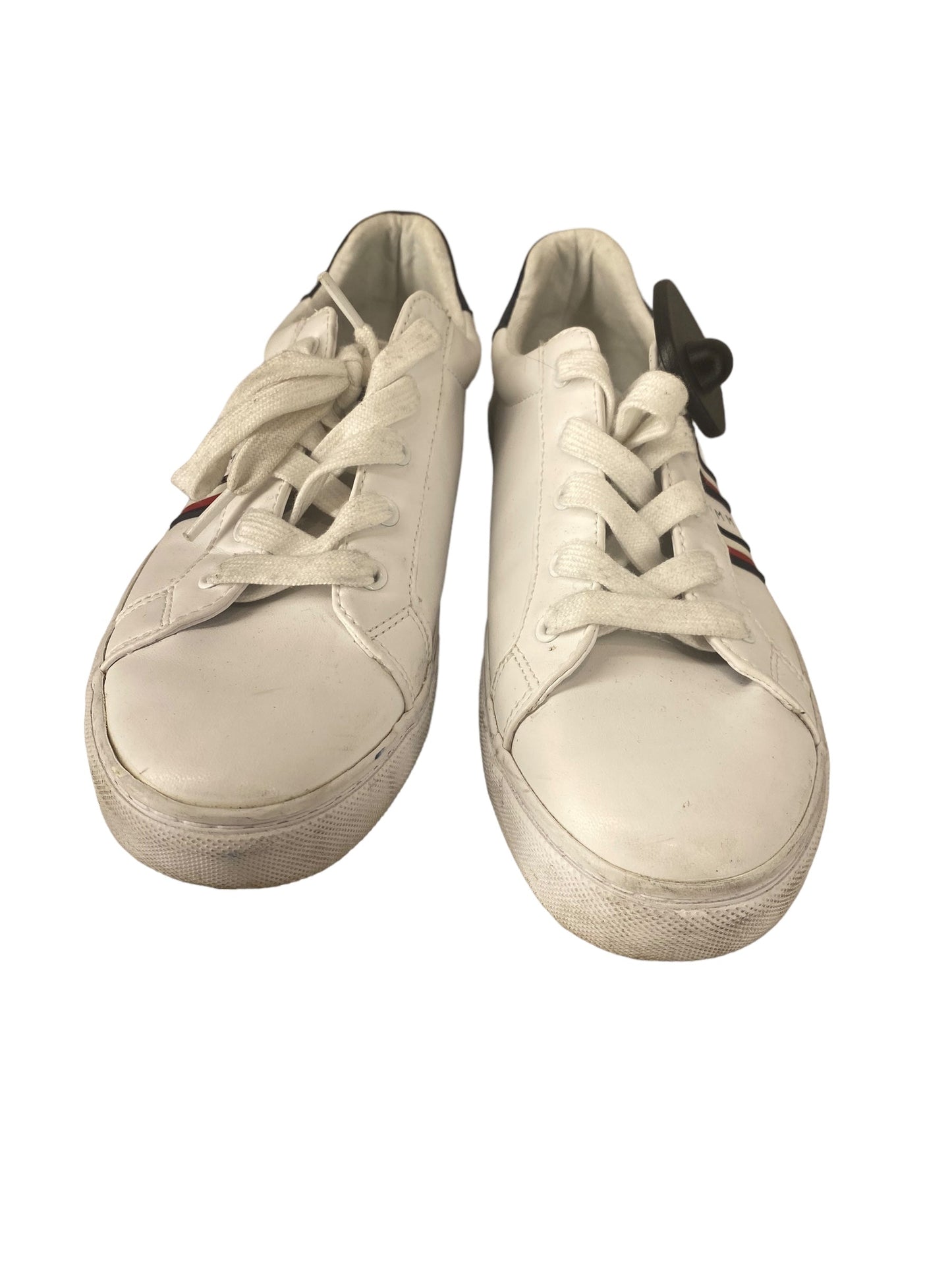 White Shoes Sneakers Tommy Hilfiger, Size 8.5