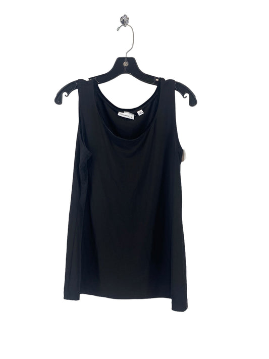 Top Sleeveless By Susan Graver In Black, Size: S