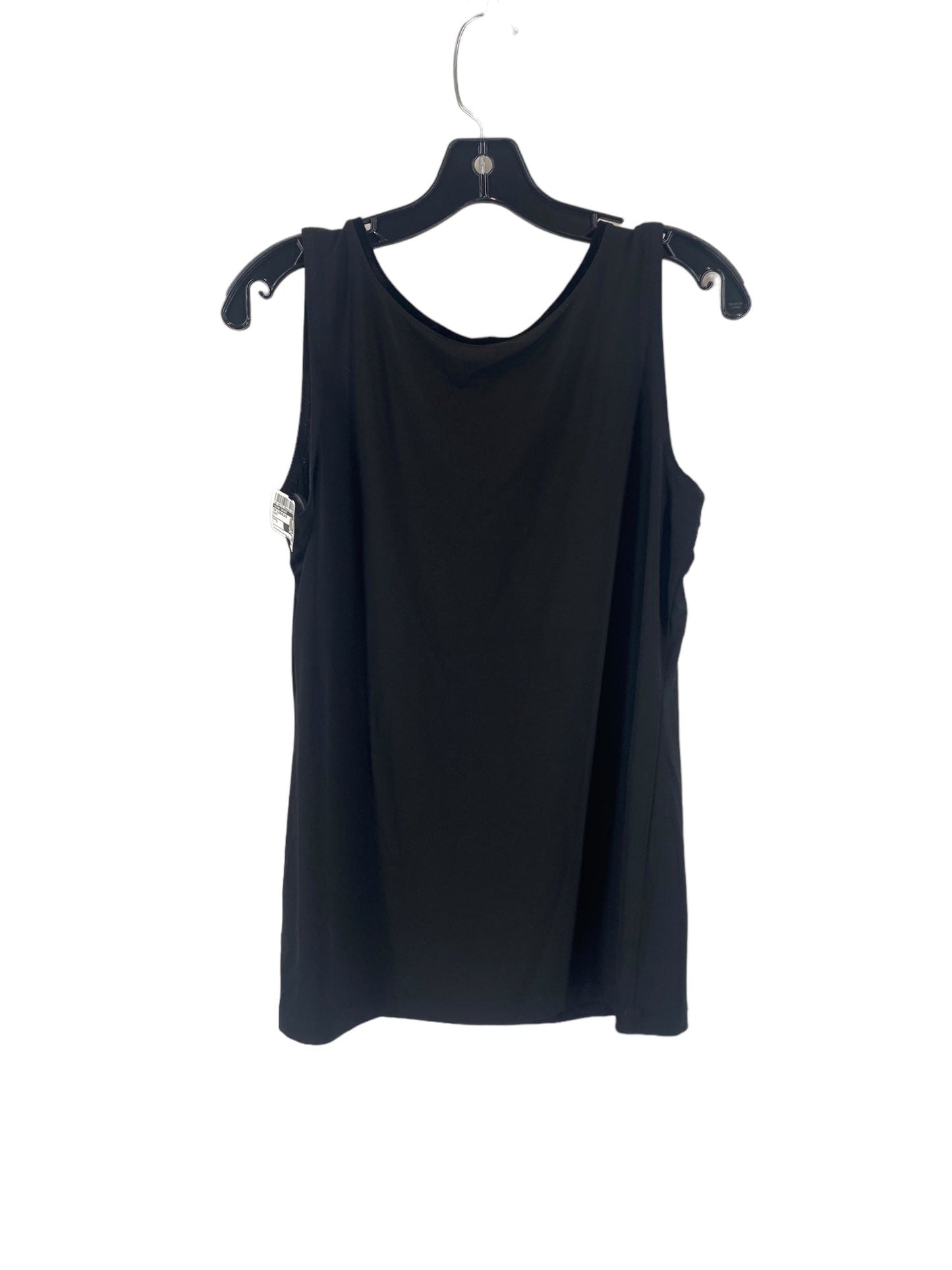 Top Sleeveless By Susan Graver In Black, Size: S