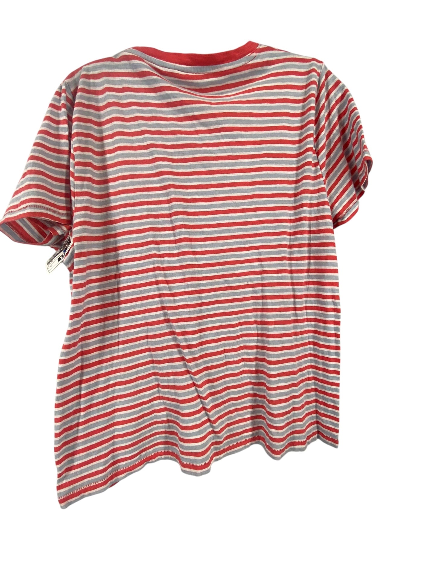 Top Short Sleeve By J. Crew In Striped Pattern, Size: L