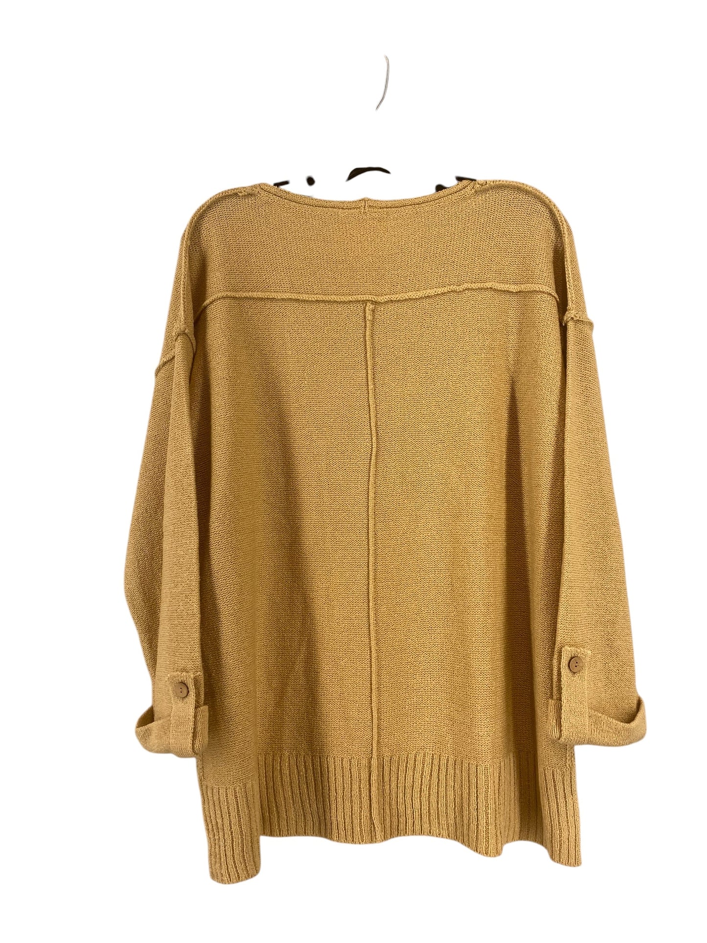 Top 3/4 Sleeve By Fantastic Fawn In Tan, Size: L