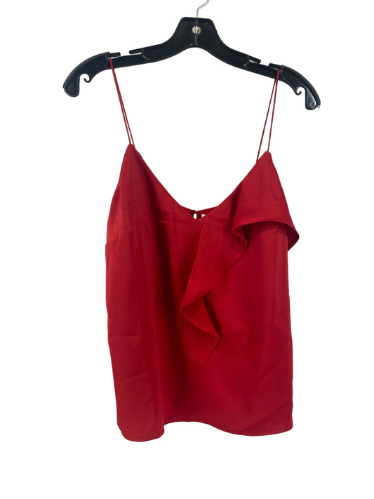 Red Blouse Sleeveless Lush, Size L