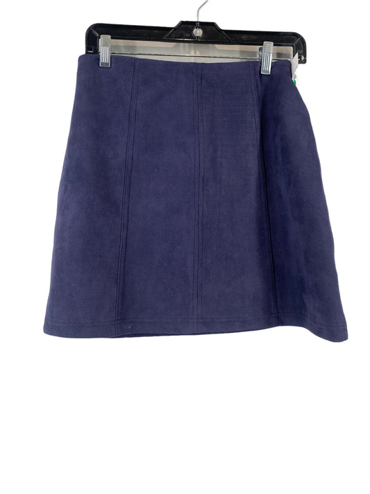 Navy Skirt Mini & Short Blue Rain, Size S