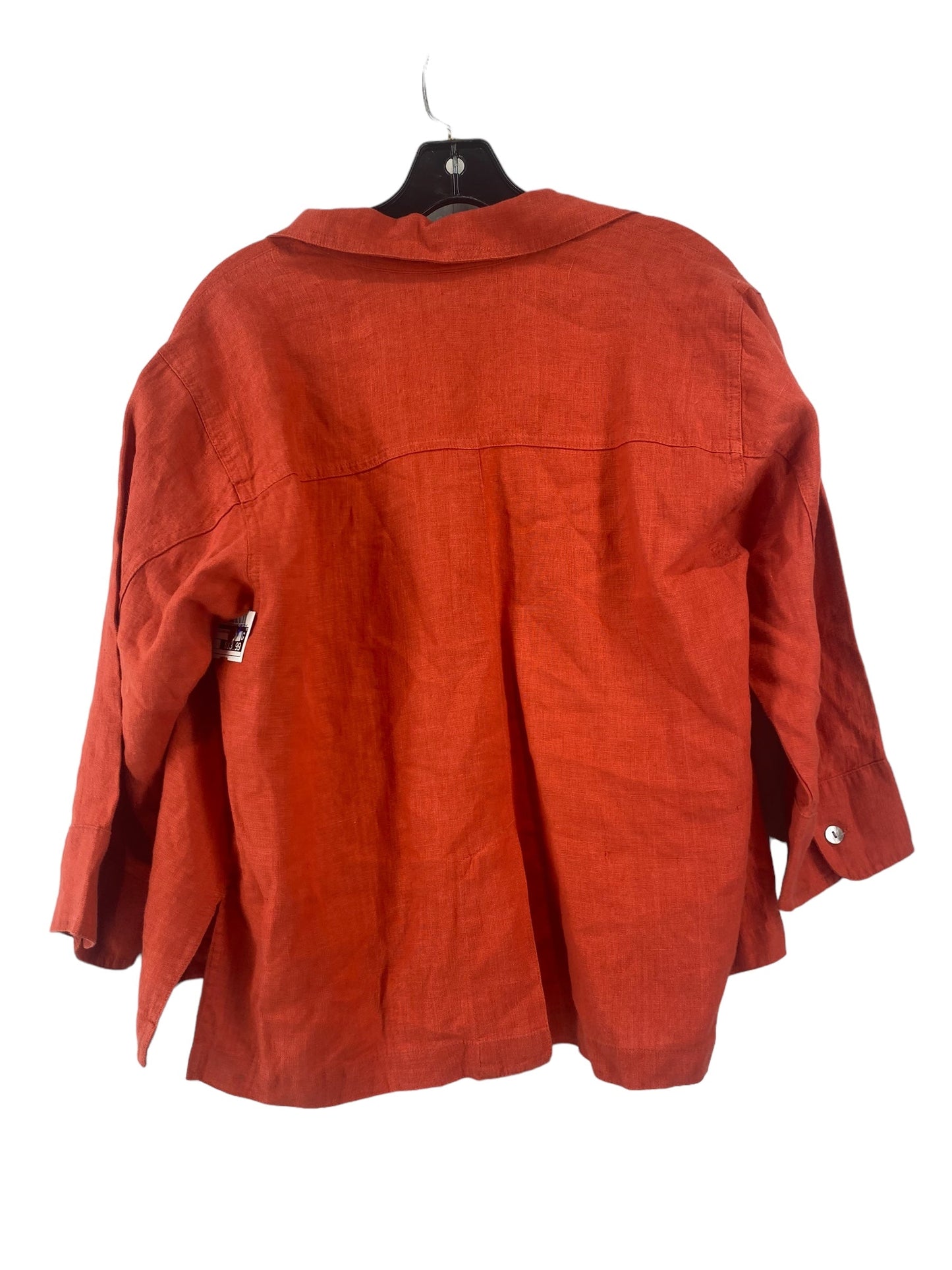 Orange Top 3/4 Sleeve Chicos, Size 0