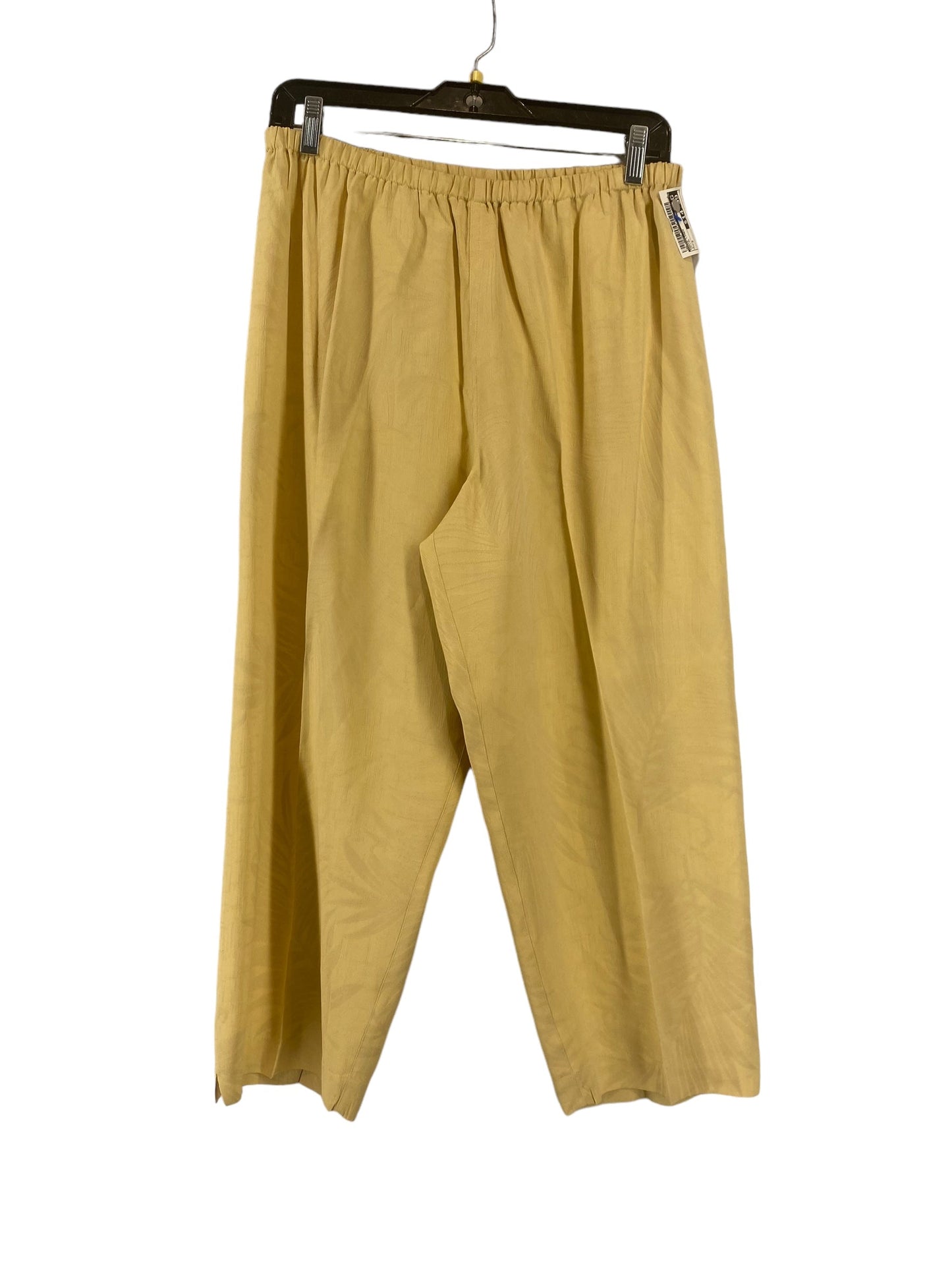 Yellow Pants Linen Chicos, Size 2