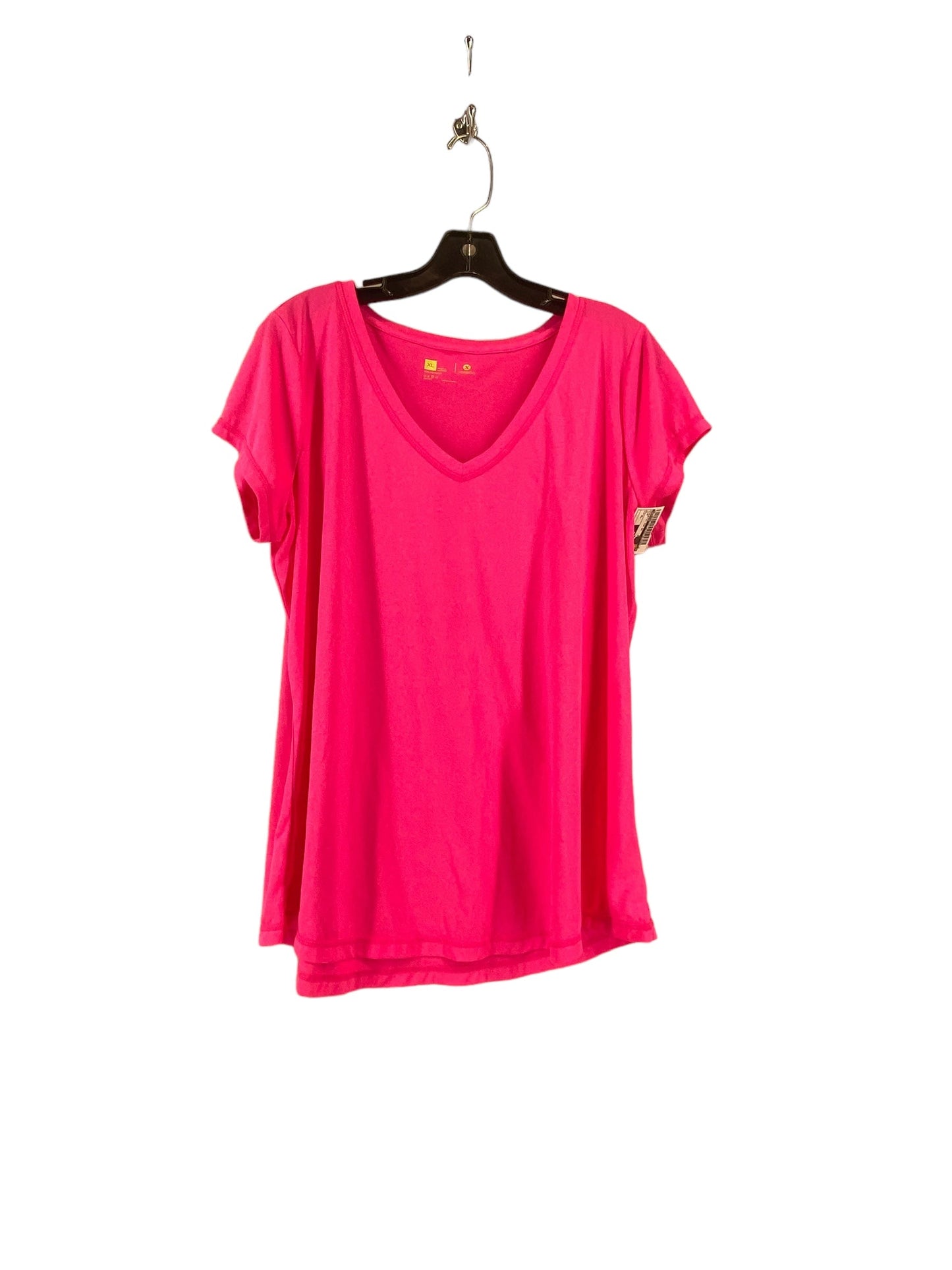 Pink Athletic Top Short Sleeve Xersion, Size Xl