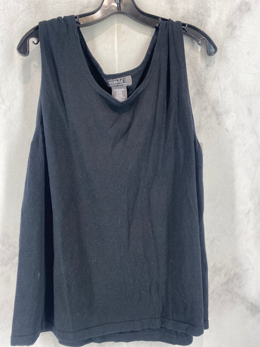 Tank Top By George In Black, Size: 3x