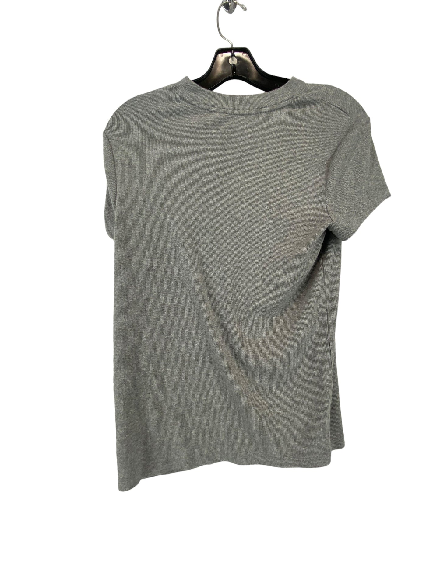 Top Short Sleeve By A New Day In Grey, Size: L