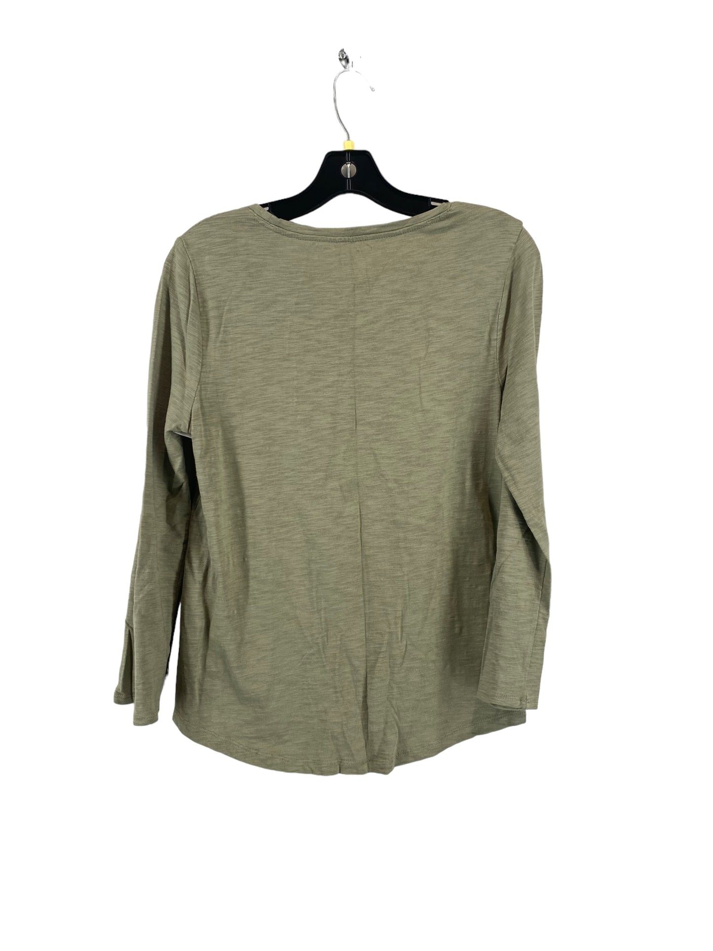 Top Long Sleeve By Chicos In Green, Size: 0