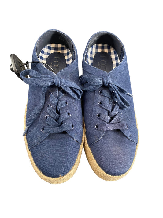 Shoes Sneakers By Loft In Navy, Size: 6