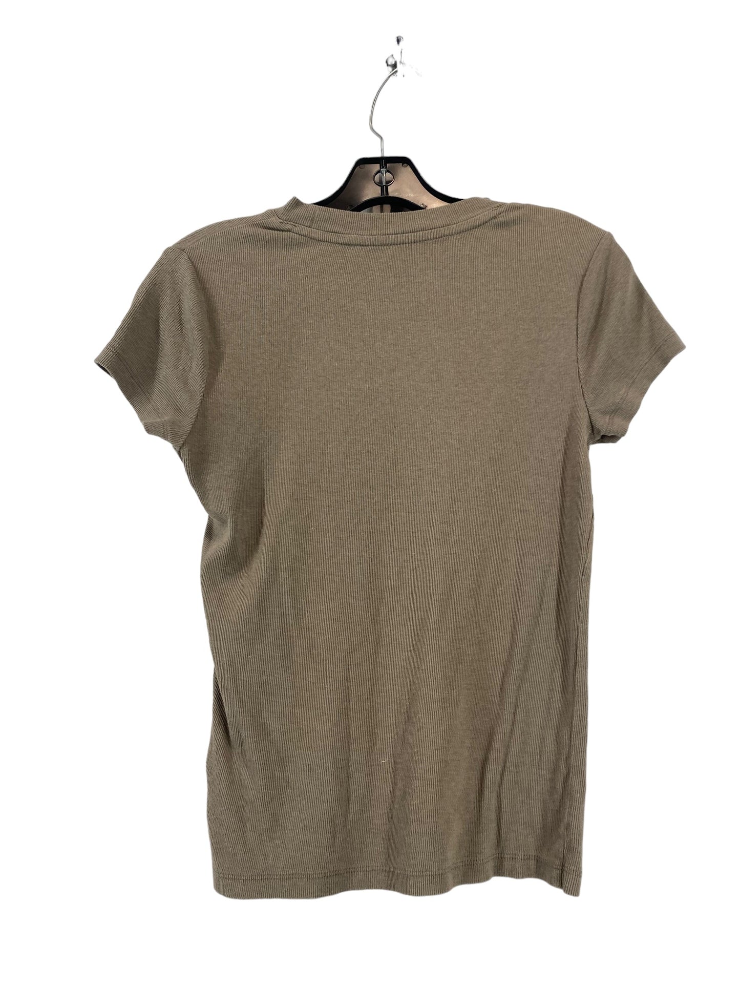 Top Short Sleeve By A New Day In Brown, Size: S