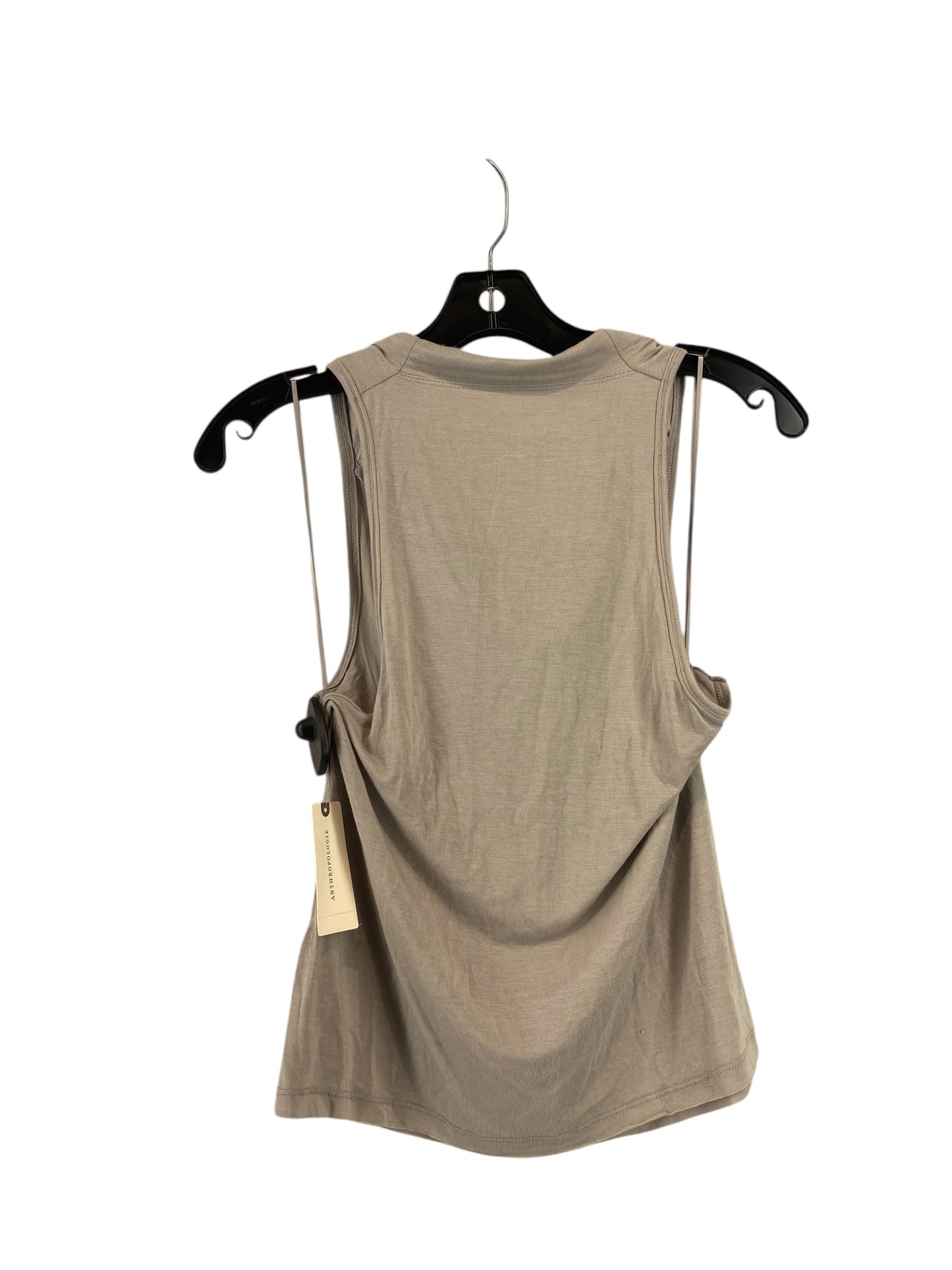 Top Sleeveless By Anthropologie In Grey, Size: S