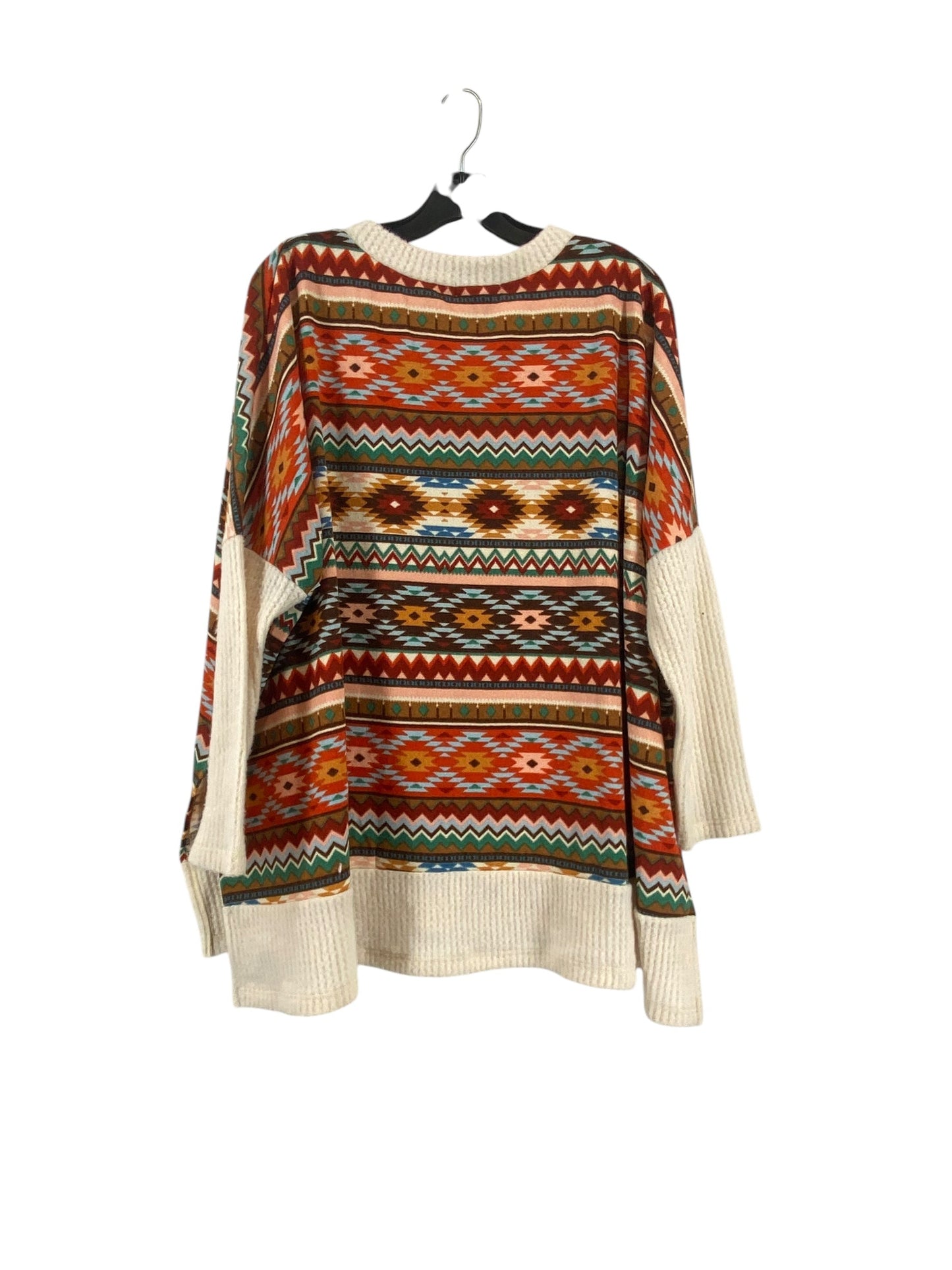 Top Long Sleeve By White Birch In Multi-colored, Size: M