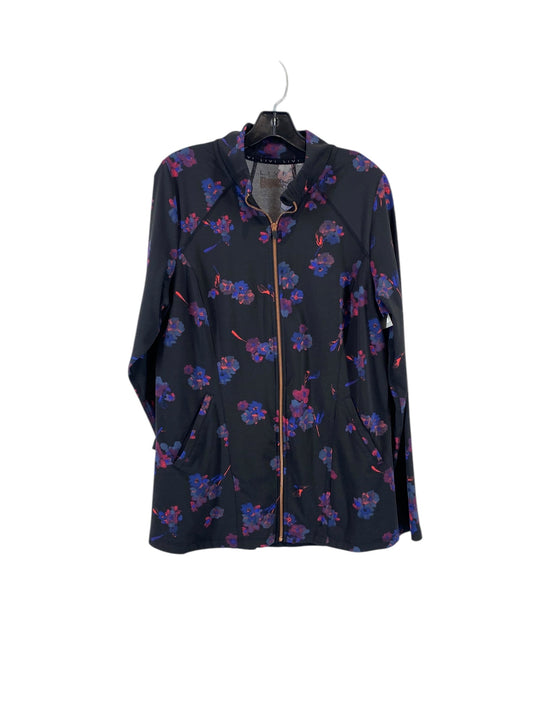 Athletic Jacket By Livi Active In Floral Print, Size: Xl