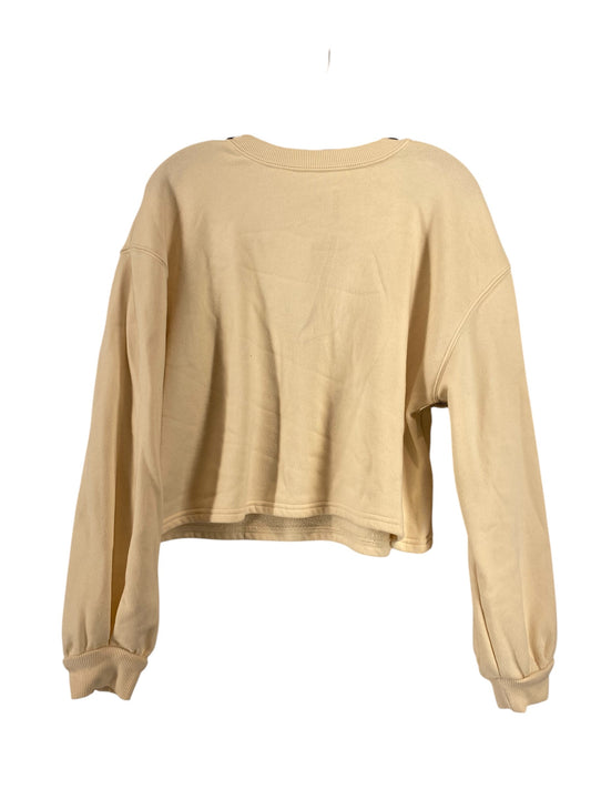 Sweatshirt Crewneck By Universal Thread In Cream, Size: M