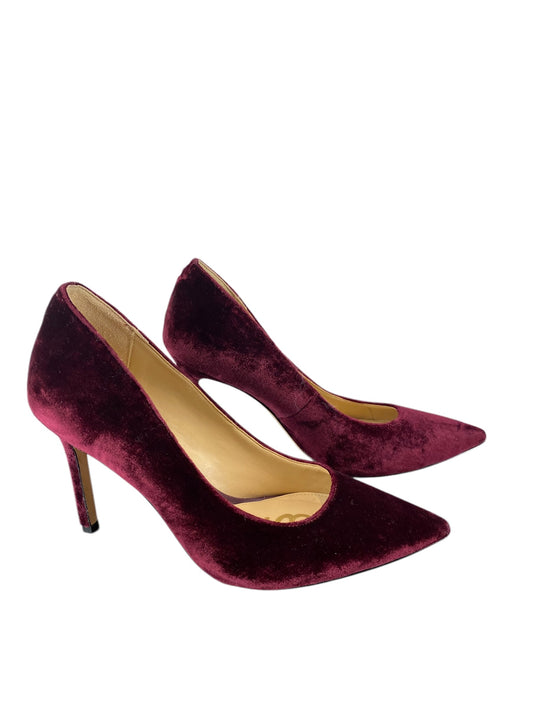 Shoes Heels Stiletto By Sam Edelman In Maroon, Size: 5