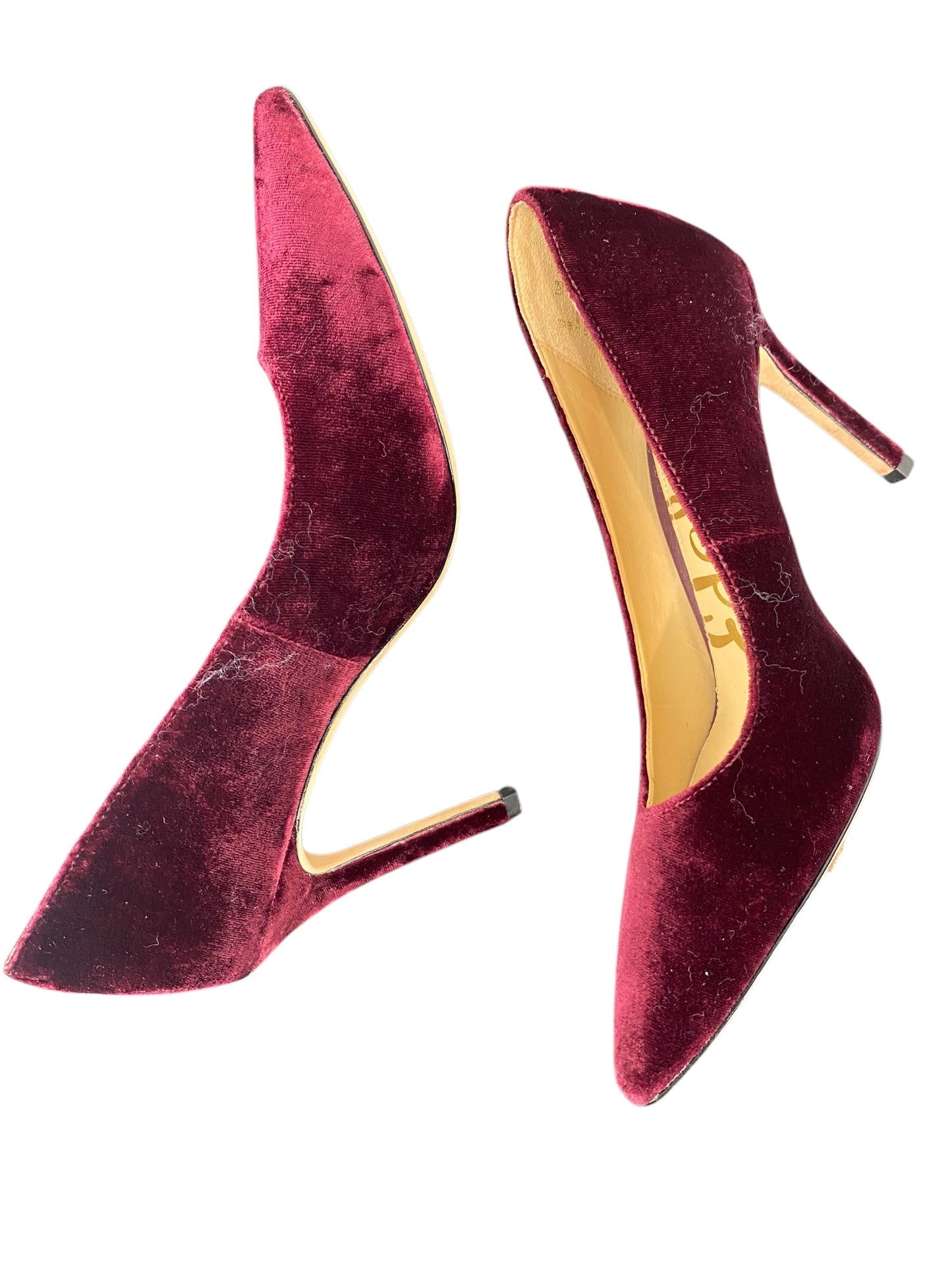 Shoes Heels Stiletto By Sam Edelman In Maroon, Size: 5