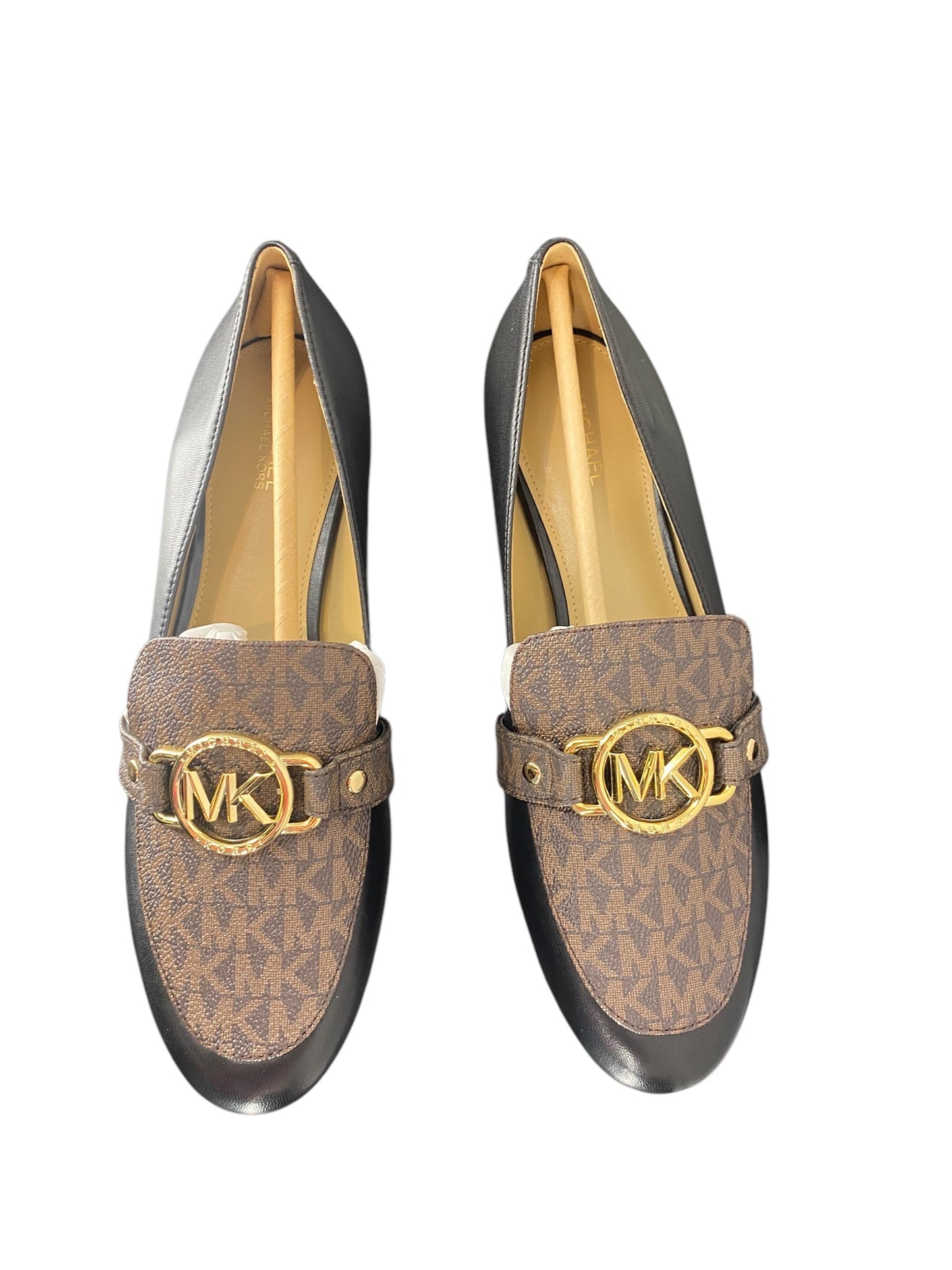 Shoes Flats By Michael By Michael Kors In Black & Brown, Size: 7