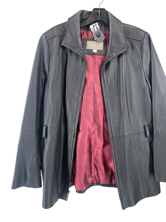 Jacket Leather By Croft And Barrow In Black, Size: M