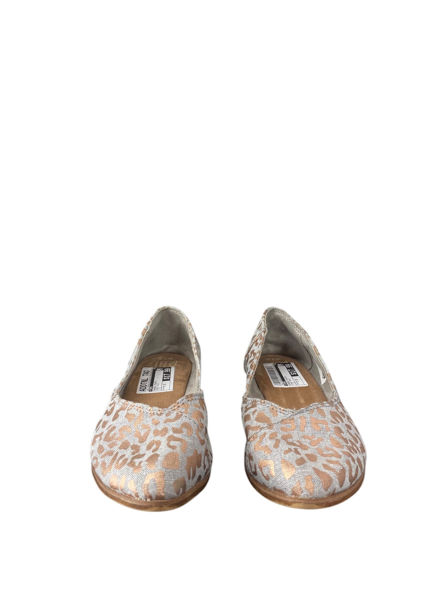 Shoes Flats By Toms In Rose Gold, Size: 7.5