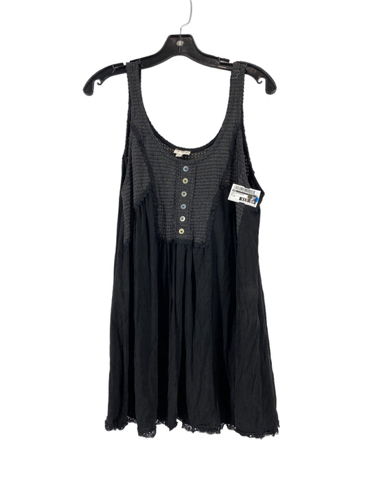 Black Top Sleeveless Pol, Size M