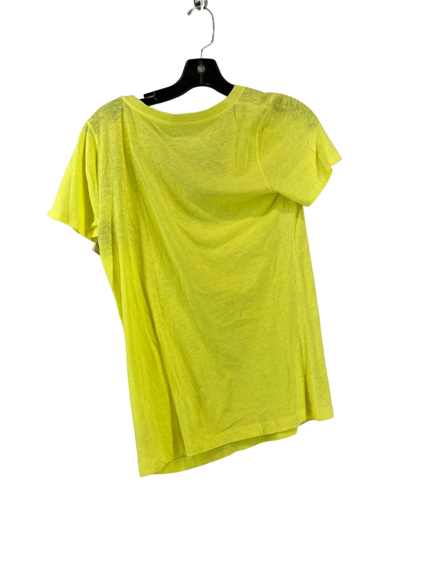 Yellow Top Short Sleeve J. Crew, Size M