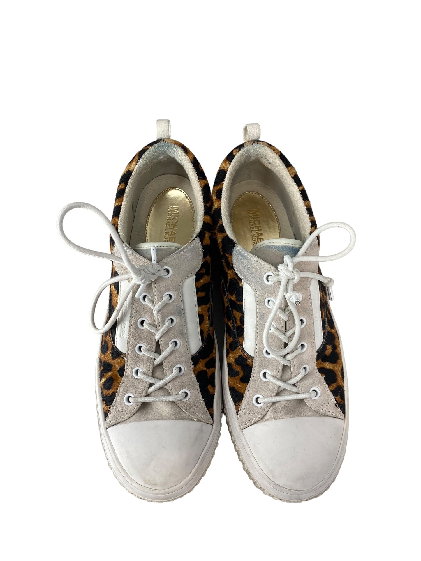 Animal Print Shoes Sneakers Michael Kors, Size 9