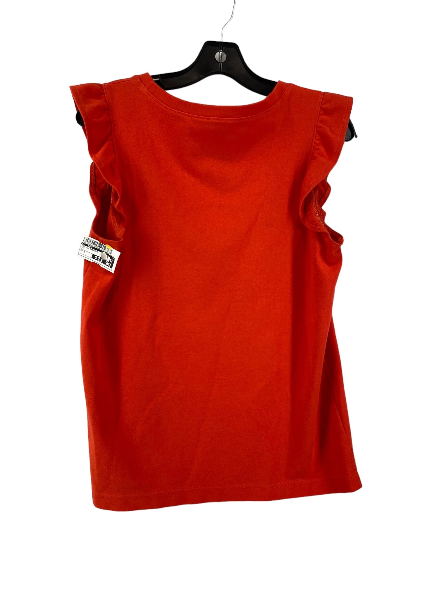 Red Top Sleeveless J. Crew, Size M