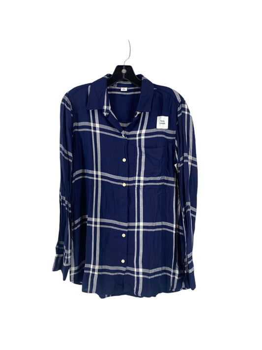 Top Long Sleeve By Old Navy In Blue, Size: M