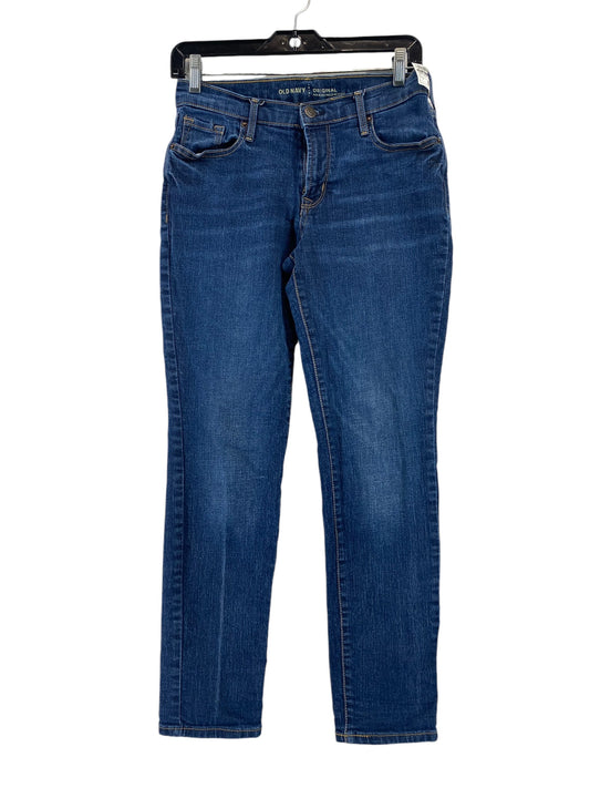 Jeans Skinny By Old Navy In Blue Denim, Size: 4