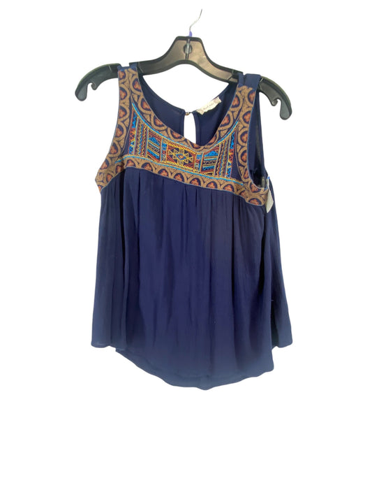 Top Sleeveless By Altard State In Navy, Size: S