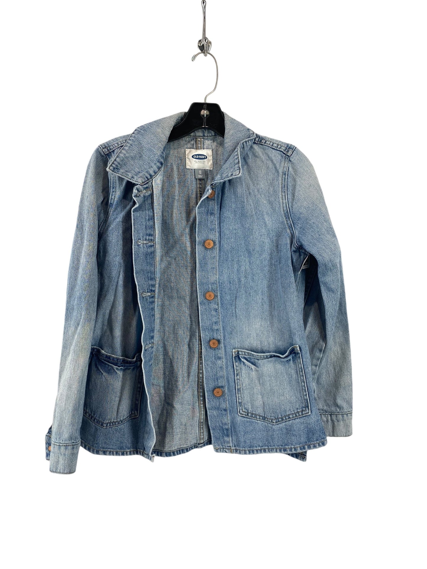 Jacket Denim By Old Navy In Blue Denim, Size: Xs