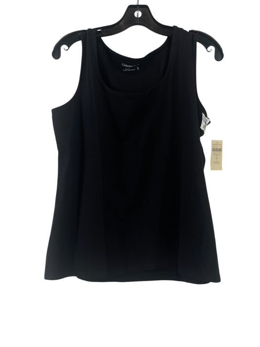 Top Sleeveless By Coldwater Creek In Black, Size: Xl