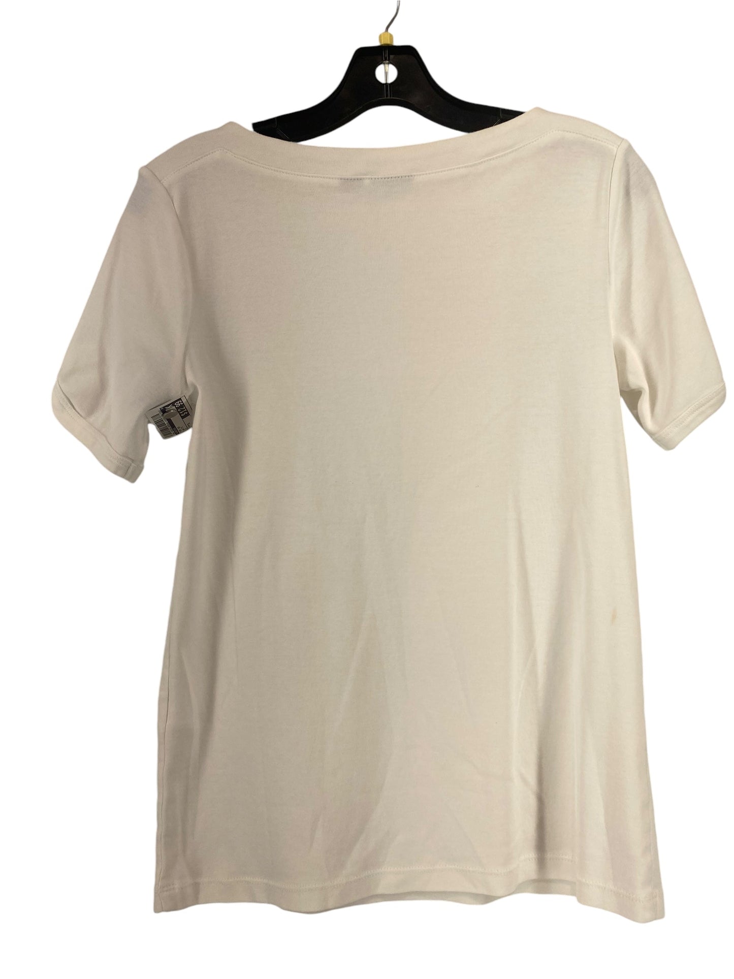 Top Short Sleeve By Chicos In White, Size: S