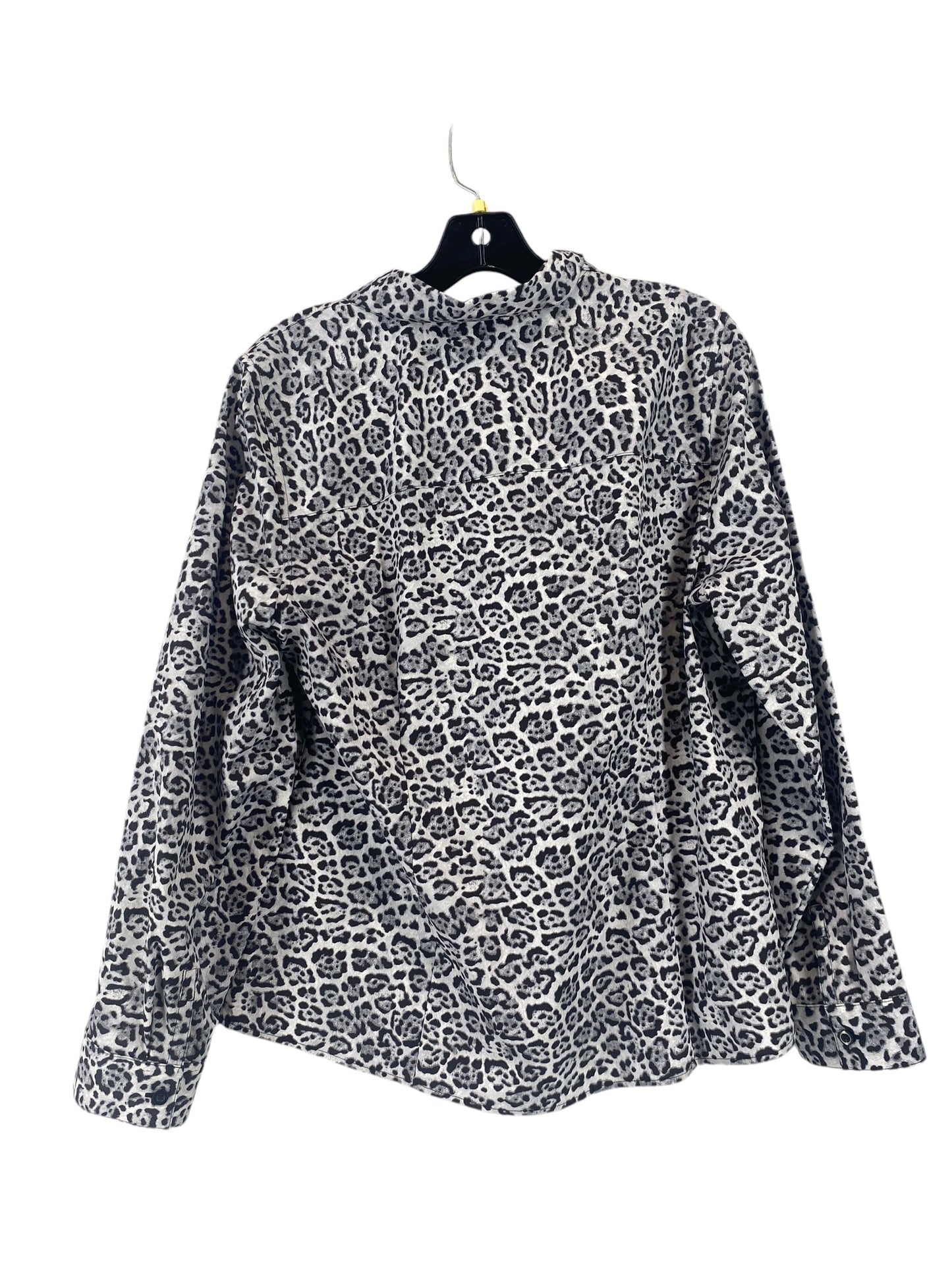 Top Long Sleeve By Chicos In Animal Print, Size: S