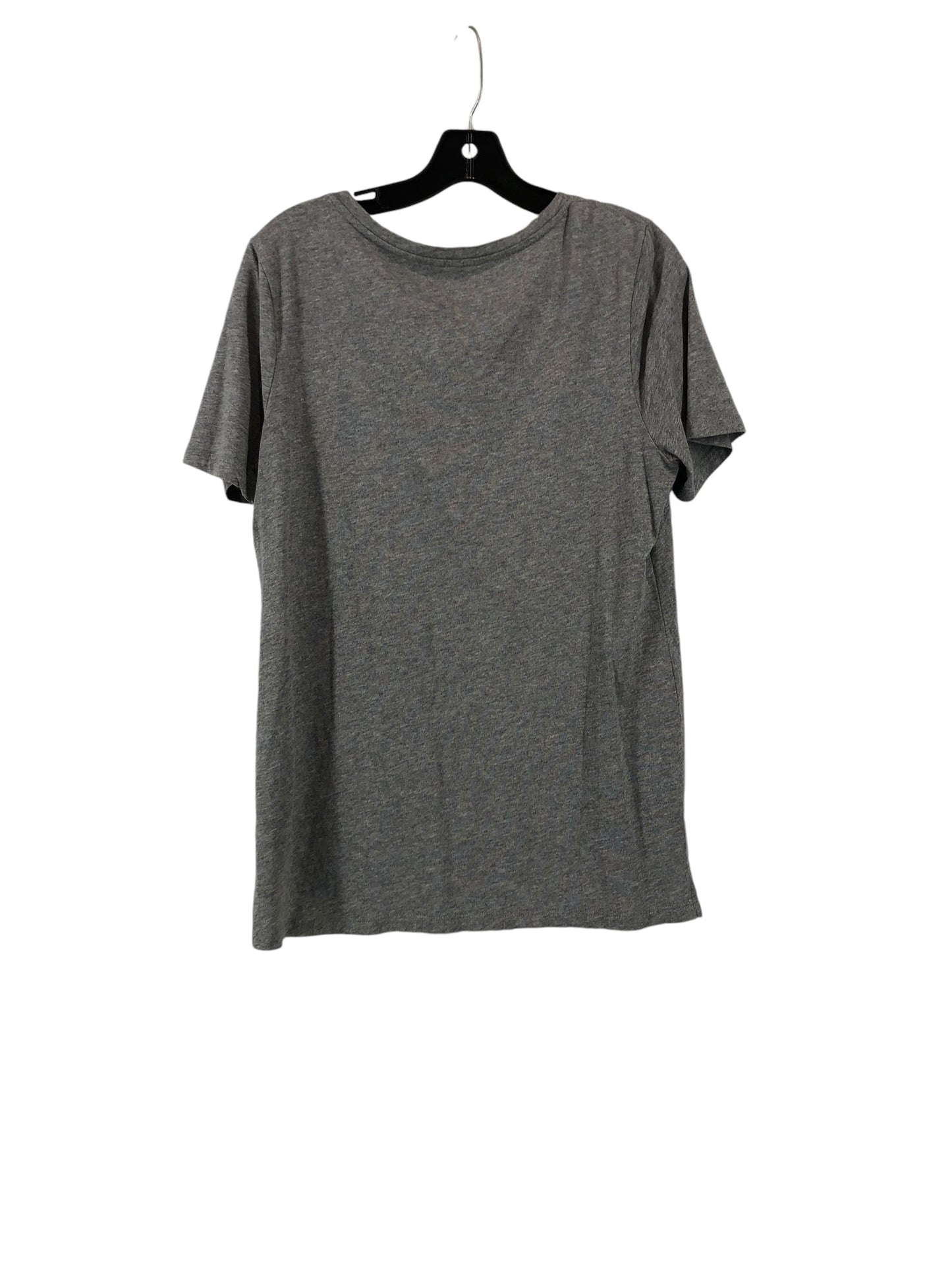 Top Short Sleeve By Eddie Bauer In Grey, Size: M