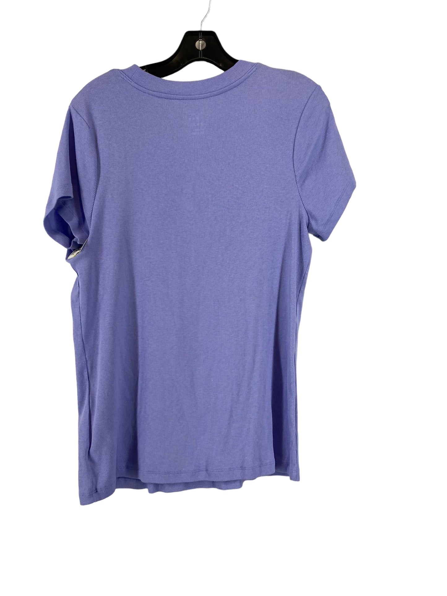 Top Short Sleeve By A New Day In Purple, Size: Xxl