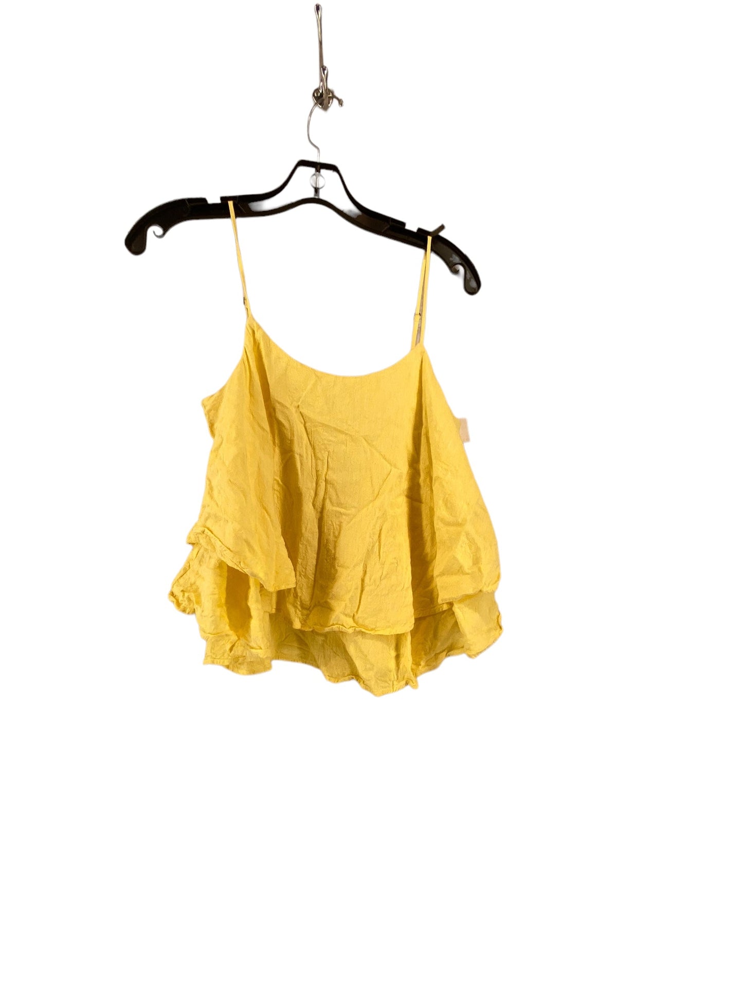 Yellow Blouse Sleeveless Bp, Size Xxs