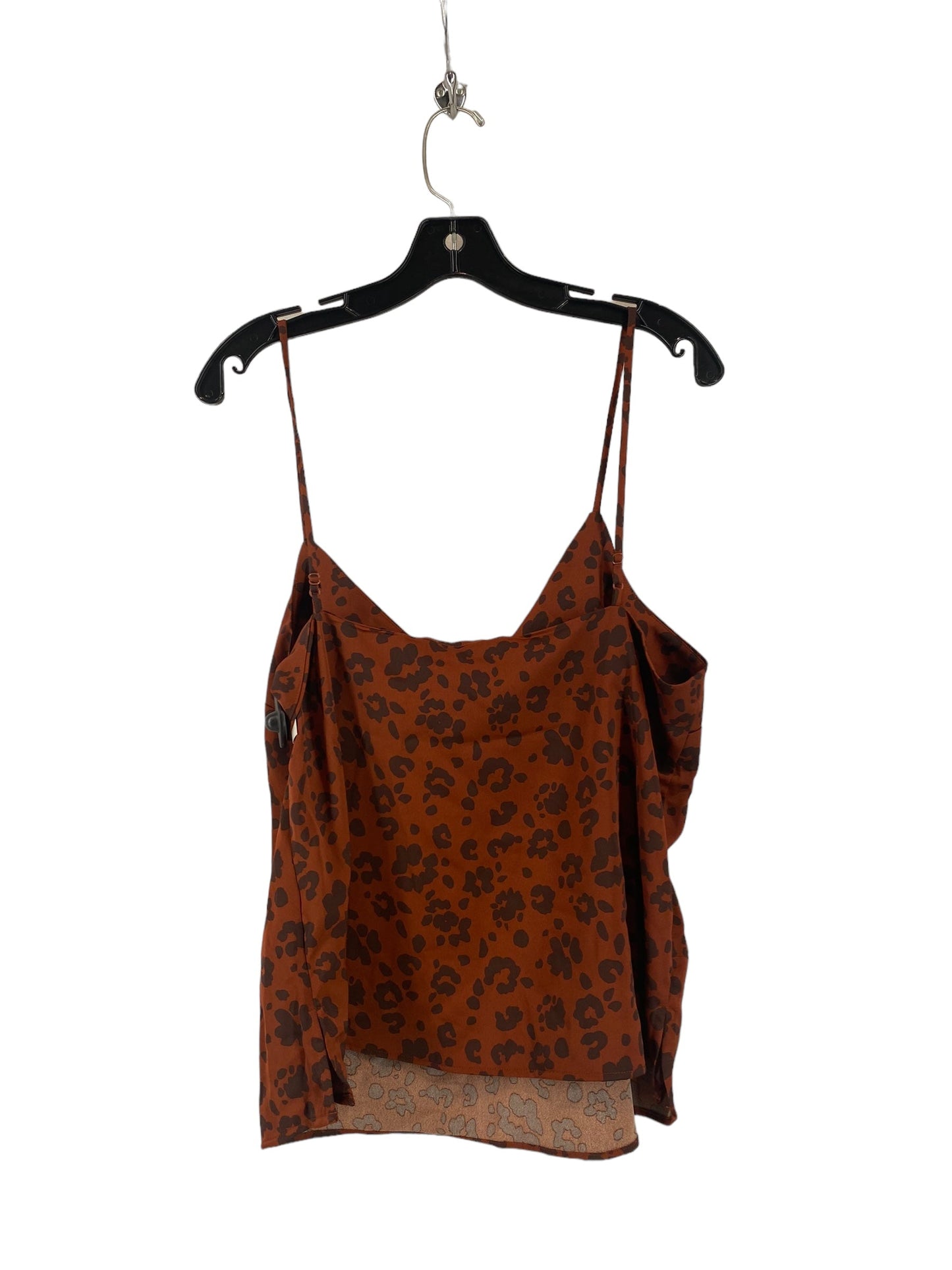 Brown Top Sleeveless A New Day, Size M