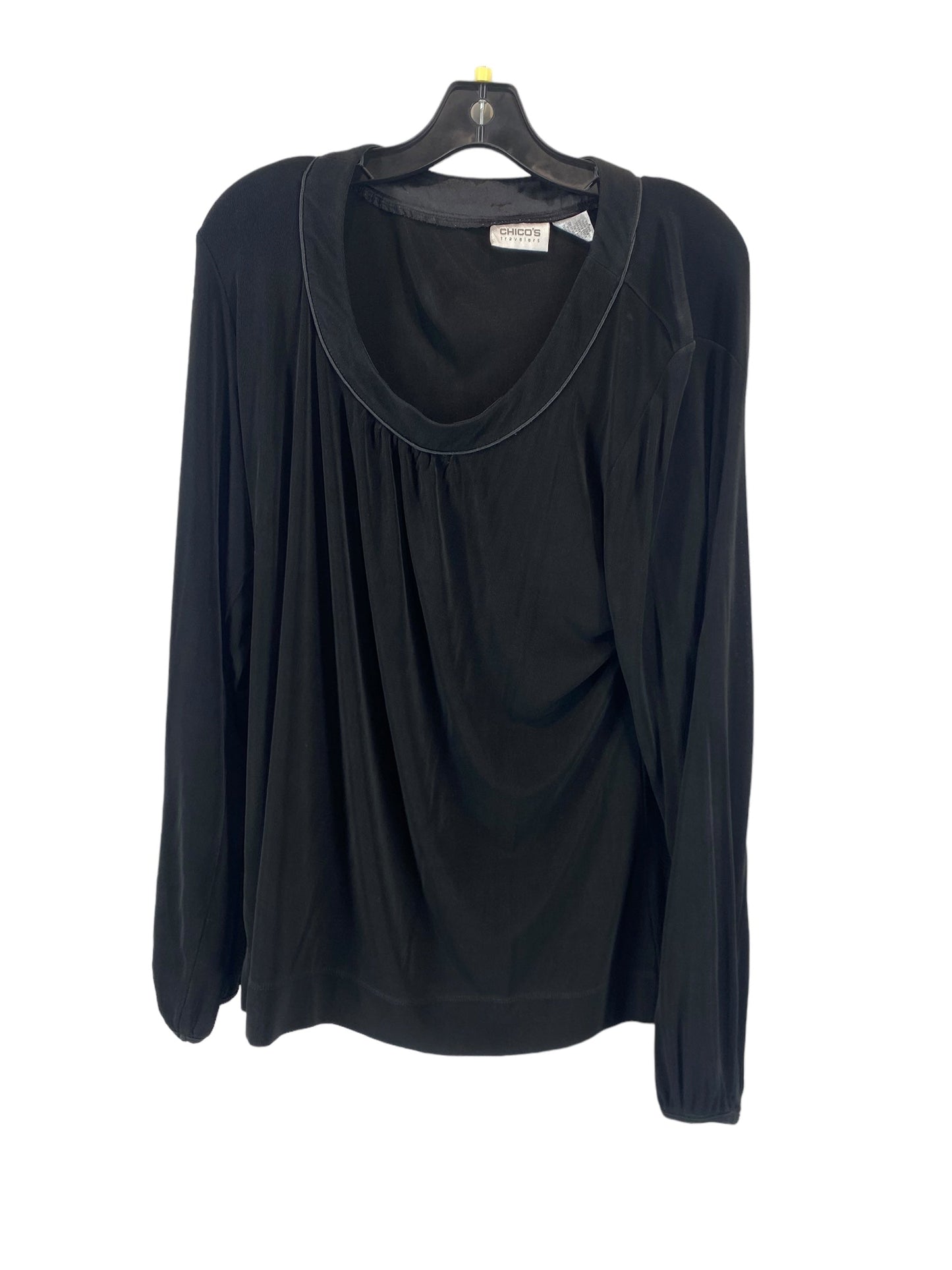 Top Long Sleeve By Chicos In Black, Size: 3