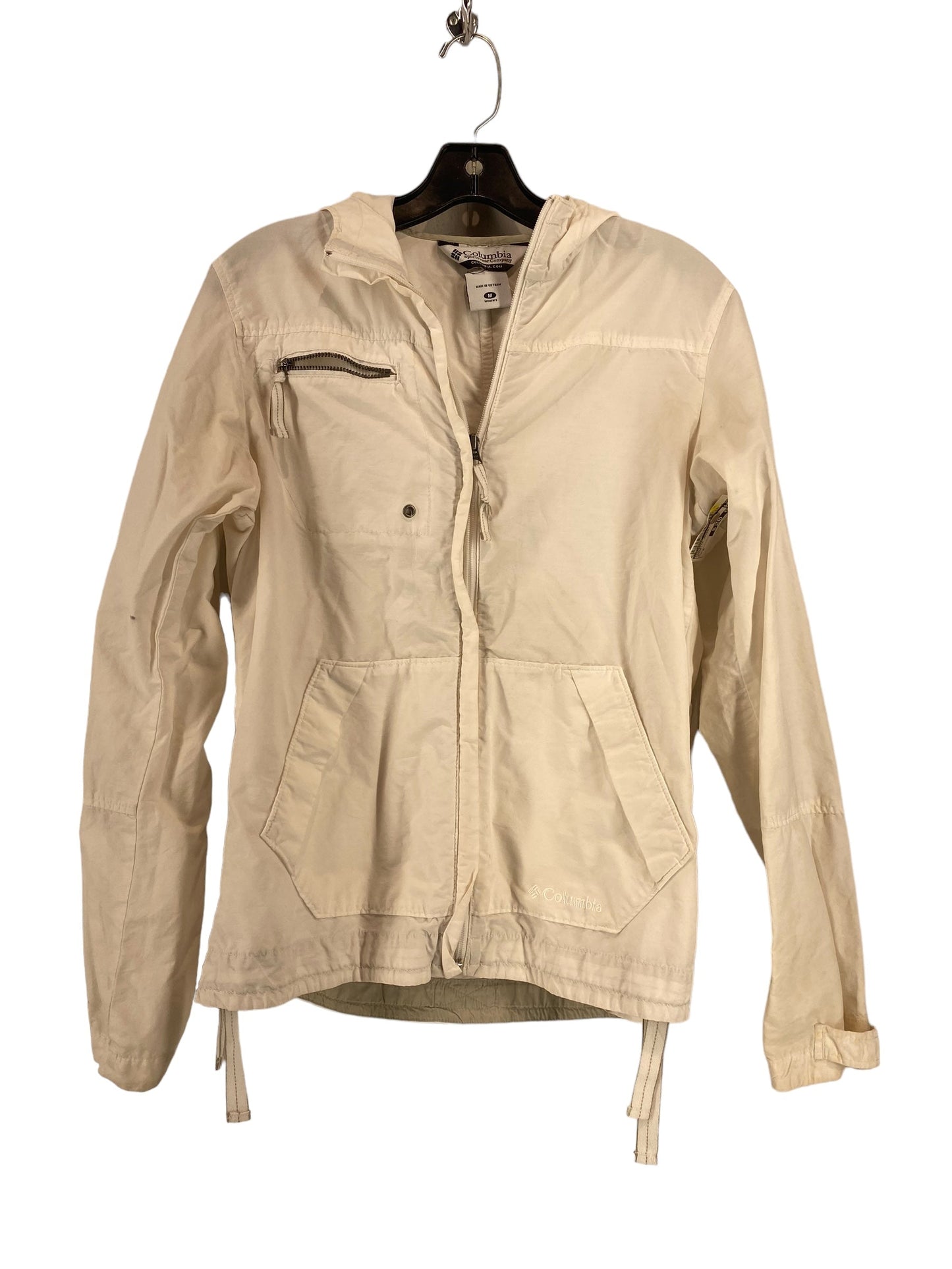 Cream Athletic Jacket Columbia, Size M